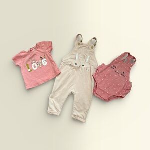 Bundle Pink Kids Matching Set